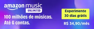 Banner do Amazon Music Unlimited no tamanho 320x100
