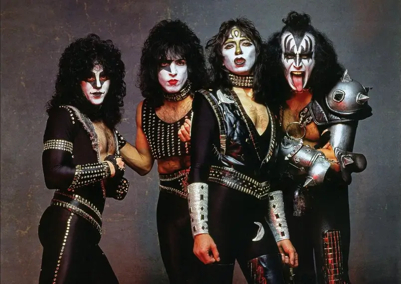Membros do Kiss em 1984