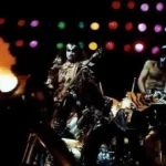 Imagem do show do Kiss no Maracanã em 1983